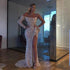 Spring Summer Women Clothing Dress Sexy off the Shoulder Mop Sequined Cocktail Evening Dress by Ragazza