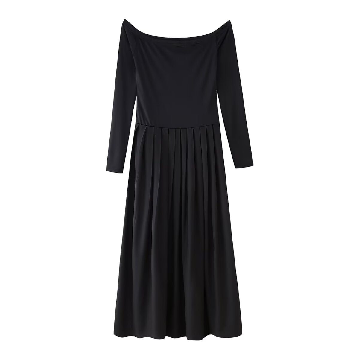 Women Clothing Slim Striped Poplin Long Sleeve Dress by Ragazza