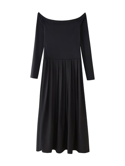 Women Clothing Slim Striped Poplin Long Sleeve Dress by Ragazza