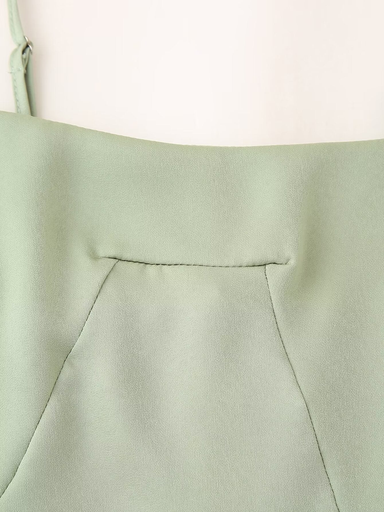Women Clothing Summer Waist Controlled Large Hem Satin Sling Dress Women by Ragazza