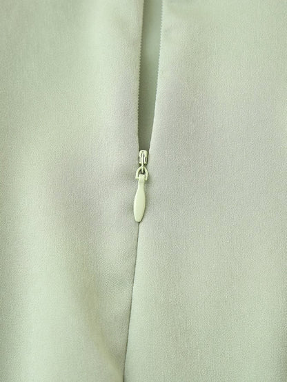 Women Clothing Summer Waist Controlled Large Hem Satin Sling Dress Women by Ragazza