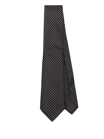 Dolce &amp; Gabbana Men Geometric-Pattern Silk Tie by Luosophy