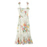 Summer Pastoral Floral Small Floral Print Slim Fit Slimming Dress Women  DestGlow