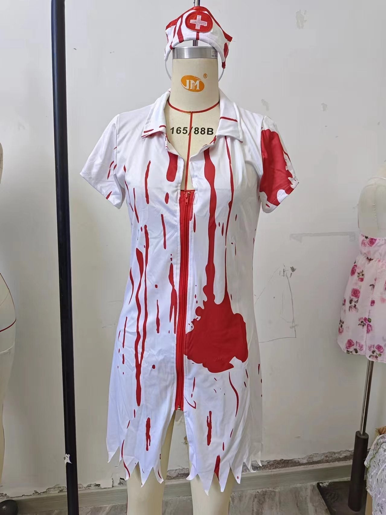 Vampire Women Nurse Costume Role Playing Game Uniform Halloween Sexy Lingerie Ghost Nurse  DestGlow