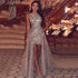 Women Maxi Dress Sleeveless Sexy Slit Formal Dress Slim Waist Dress by Ragazza