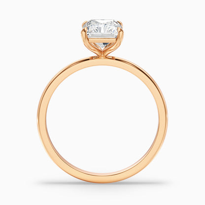 Ariya 3.5 Carat Radiant Cut Solitaire Moissanite Engagement Ring in 10k Yellow Gold