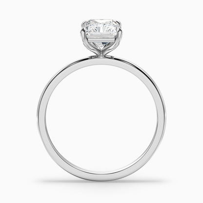 Ariya 1.5 Carat Radiant Cut Solitaire Moissanite Engagement Ring in 14k Rose Gold