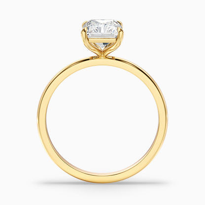 Sasha 1.5 Carat Radiant Cut Solitaire Lab Grown Diamond Ring in 925 Sterling Silver