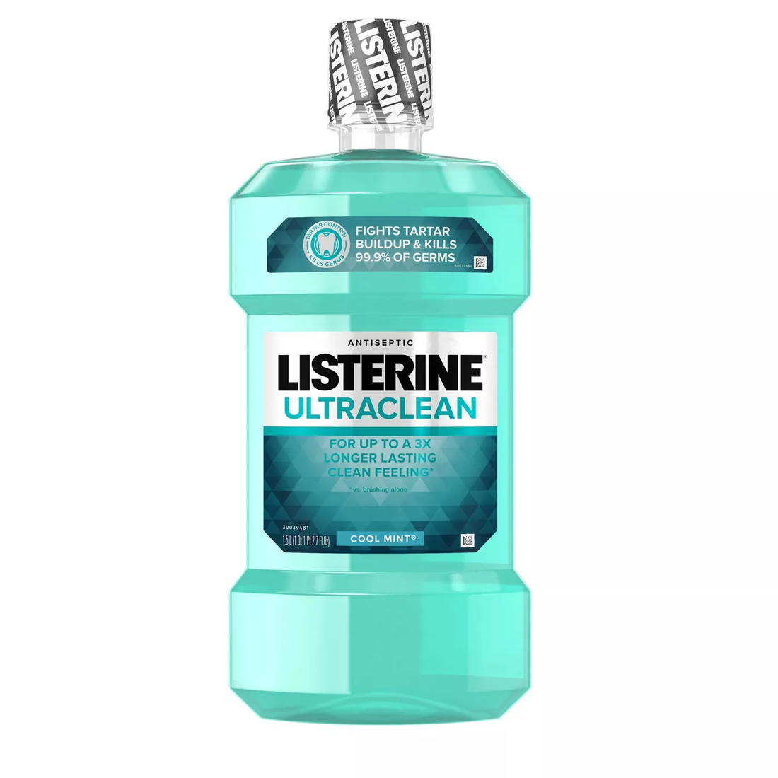 Listerine Ultraclean Cool Mint Antiseptic Mouthwash Oral Care - 1.5 L by Pasteur Pharmacy