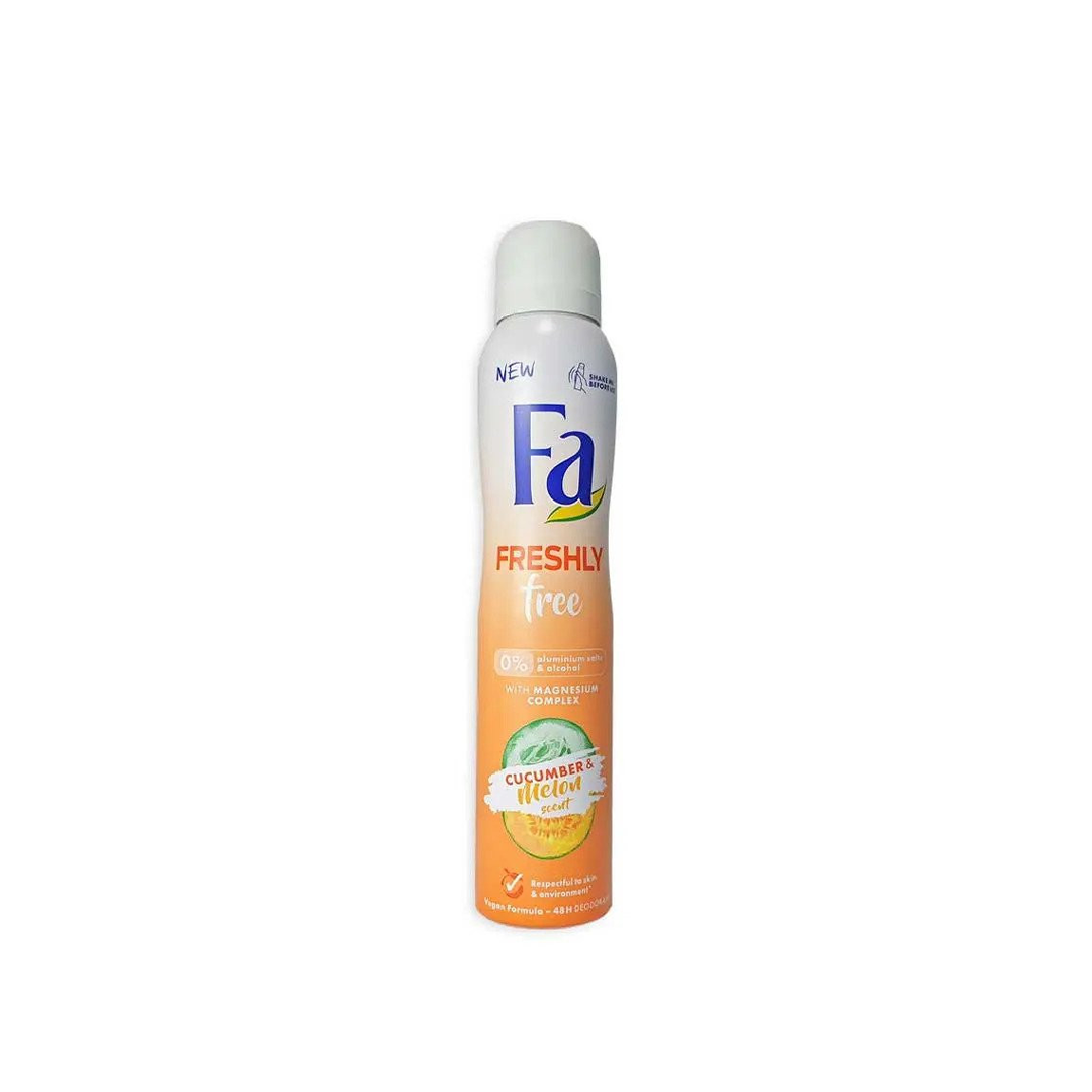 Fa Freshly Free Cucumber Melon Body Spray 200ml 