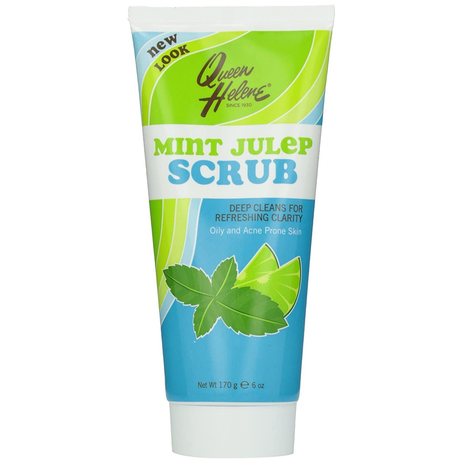 Queen Helene Refreshing Natural Facial Scrub Mint Julep - 6 Oz by Pasteur Pharmacy