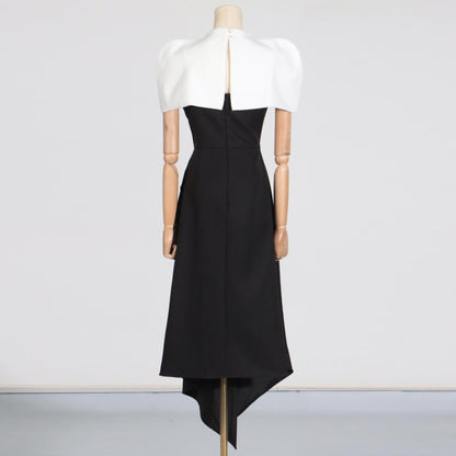 Elegant Vietnam Special Interest Design Detachable Pullover Patchwork Cami Dress Women Summer Slit Dress Women by Ragazza