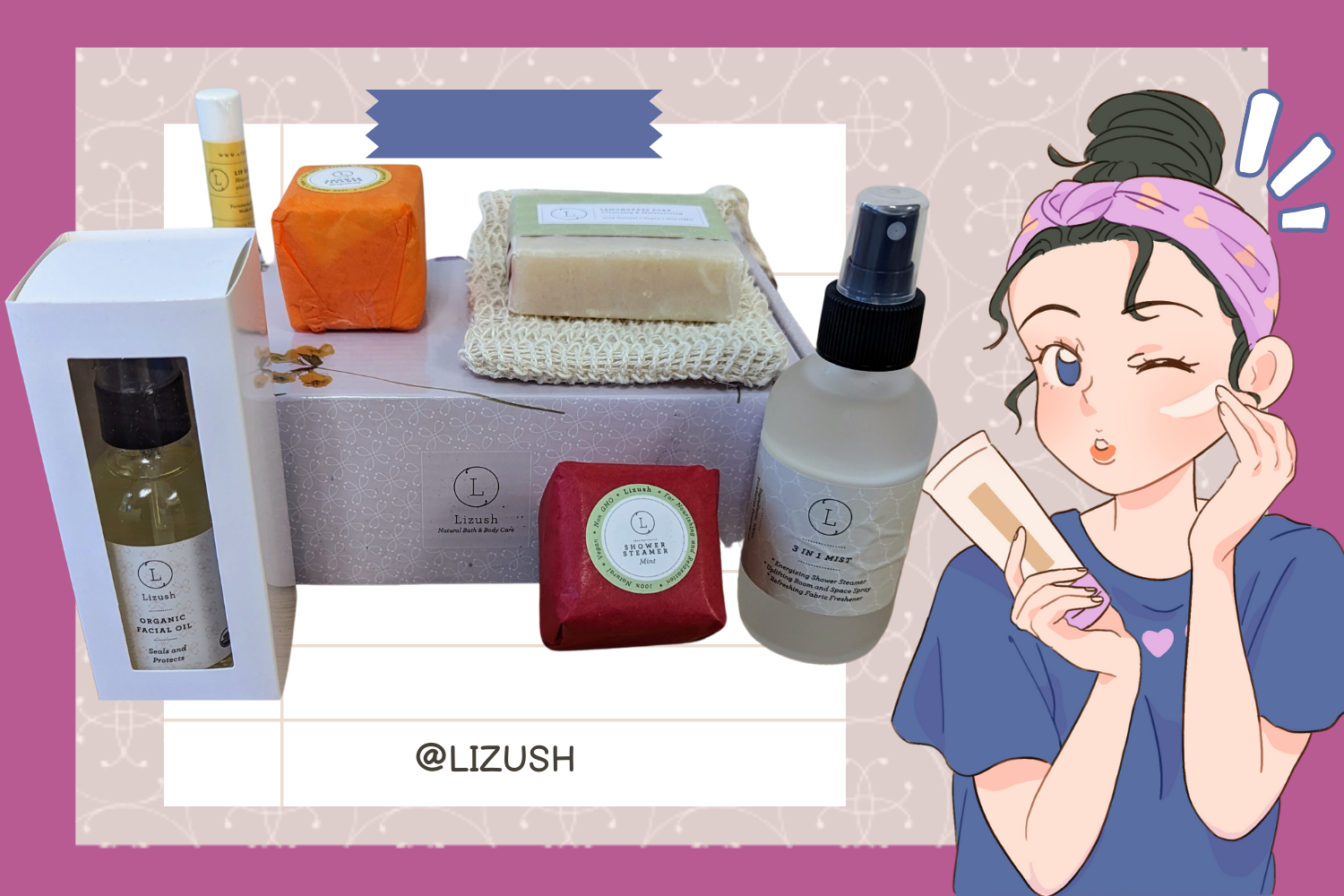 One year - SUBSCRIPTION BOXES for TEENS - Will be shipped every 3 months by Lizush