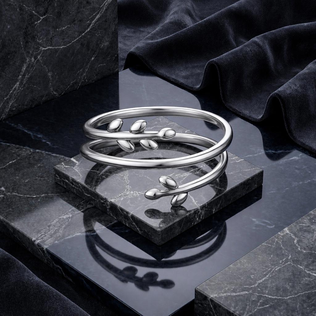 925 Sterling Silver Oxidized Ring for Women by Bids.com