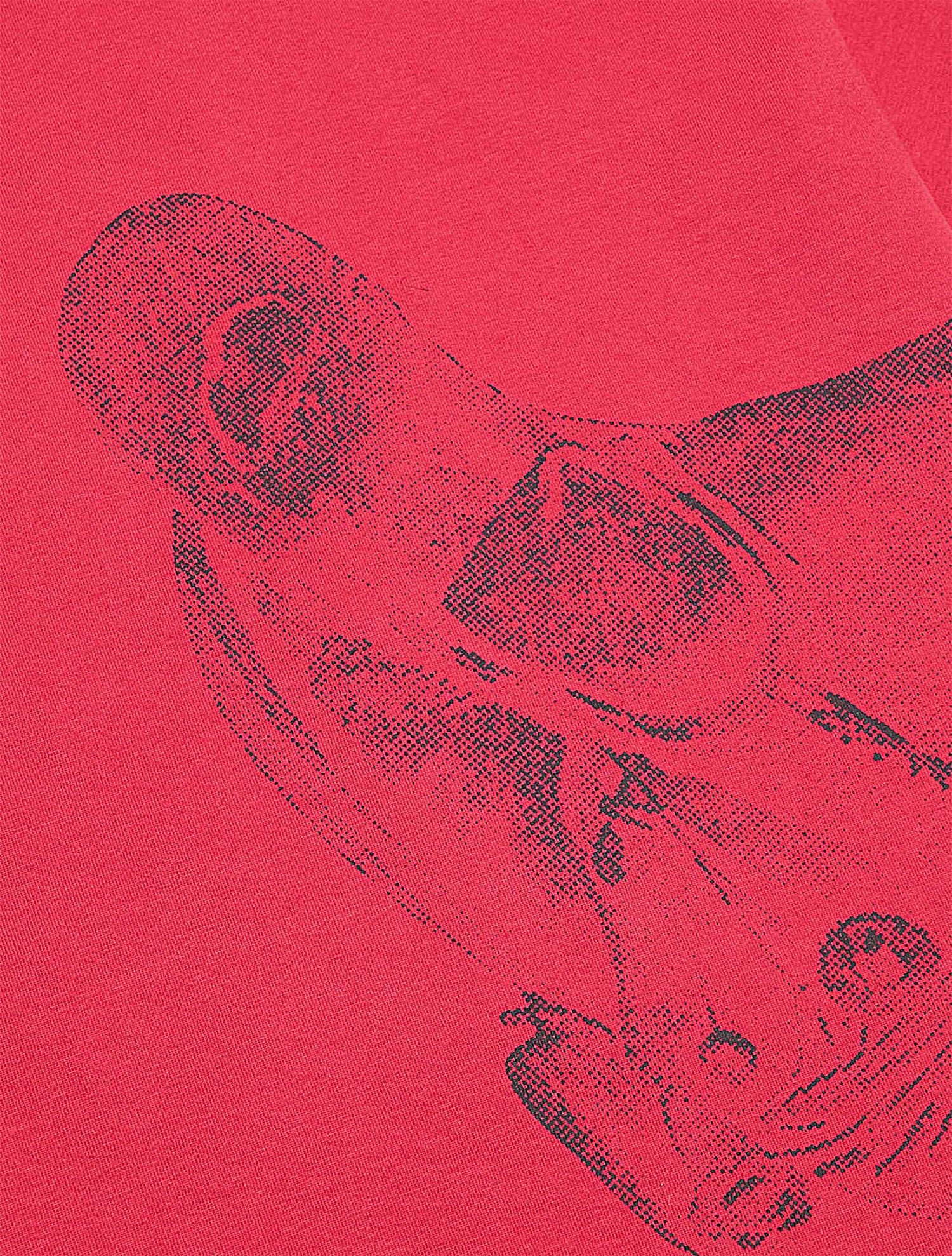 Valabasas Valley Visions Tee - Red by Denim Exchange