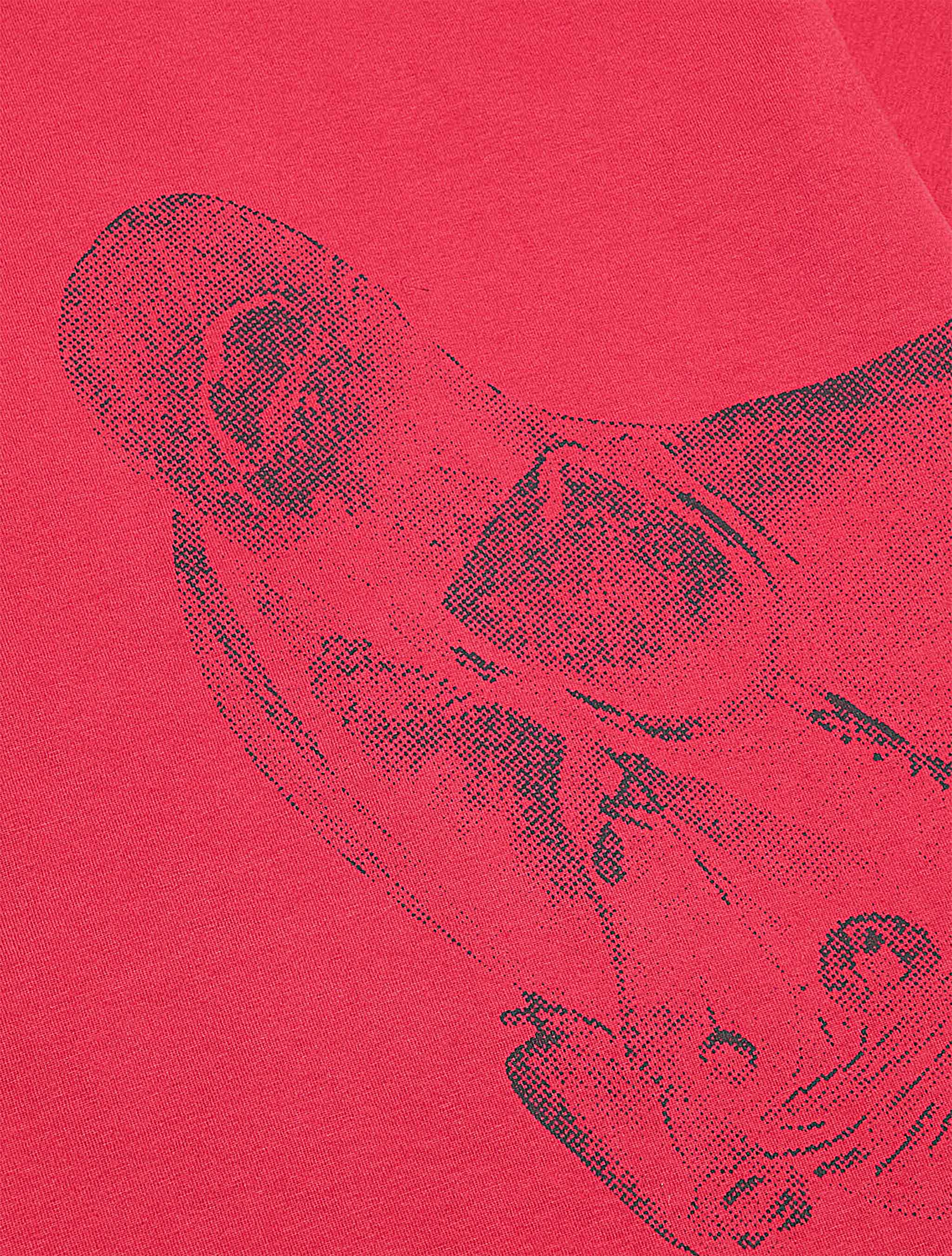 Valabasas Valley Visions Tee - Red by Denim Exchange