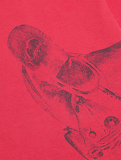 Valabasas Valley Visions Tee - Red by Denim Exchange