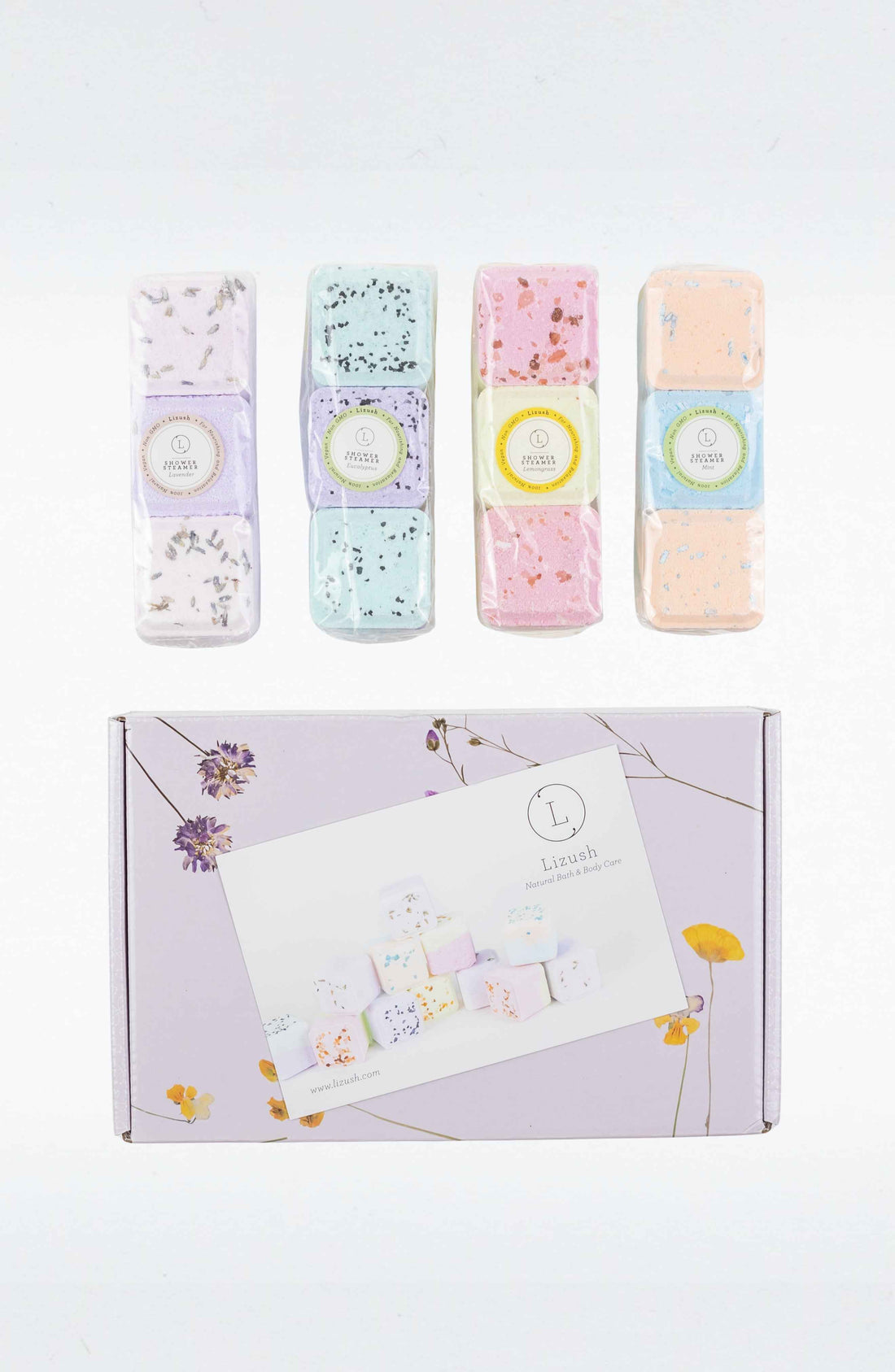 Shower Steamers, Set of 12 big fizzies, Cheer up Gift Set, Relaxing Gift Box