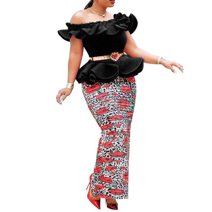 Spring Summer Dress Elegant Sexy Slit Ruffled Cocktail Dress Women by Ragazza