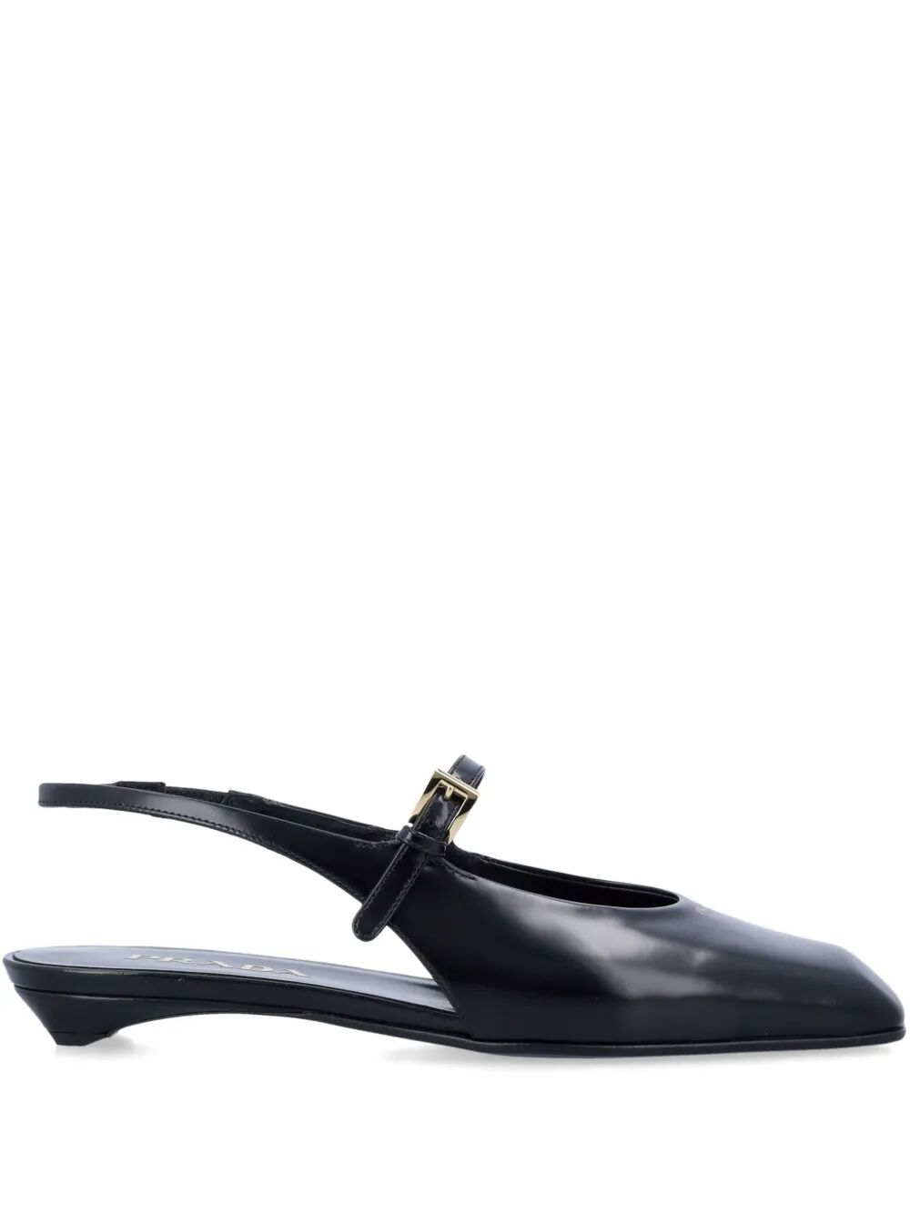 Prada Women Leather Slingback Ballerinas by Luosophy