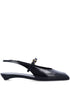 Prada Women Leather Slingback Ballerinas by Luosophy