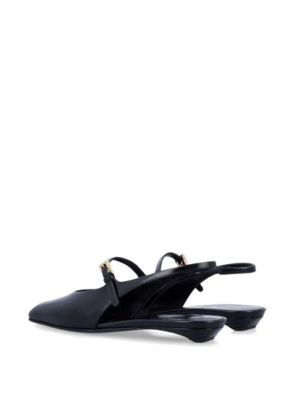 Prada Women Leather Slingback Ballerinas by Luosophy