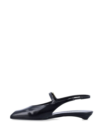 Prada Women Leather Slingback Ballerinas by Luosophy