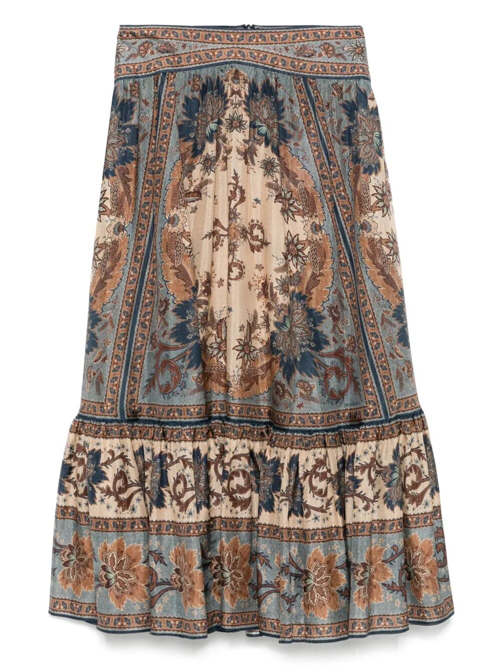 Zimmermann Women Ascension Tiered Midi Skirt by Luosophy