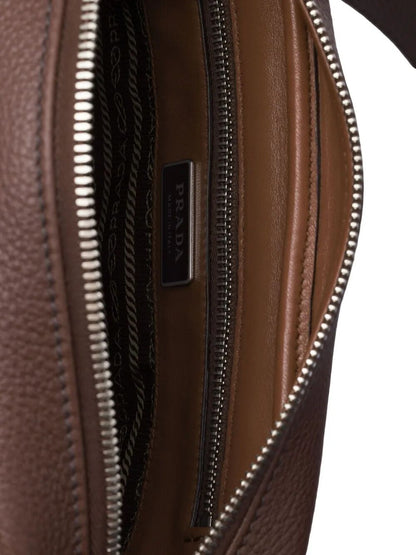 Prada Men Grained Leather Shoulder Bag by Luosophy