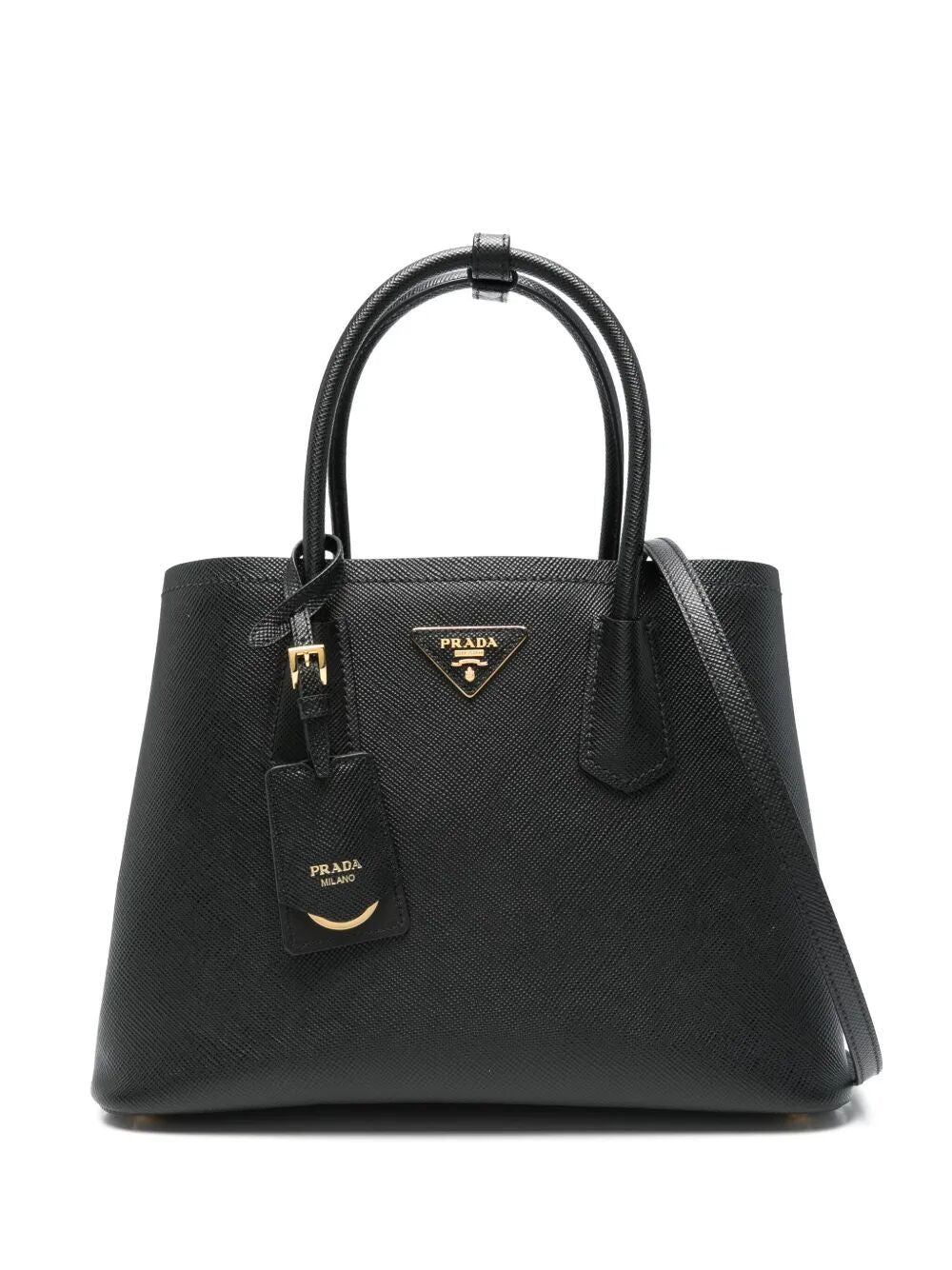 Prada Women Medium Prada Double Saffiano Leather Bag by Luosophy
