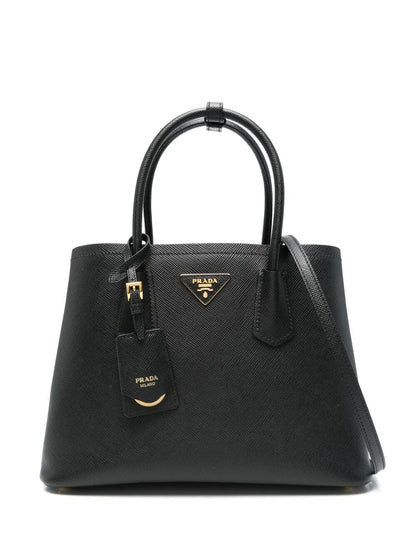 Prada Women Medium Prada Double Saffiano Leather Bag by Luosophy