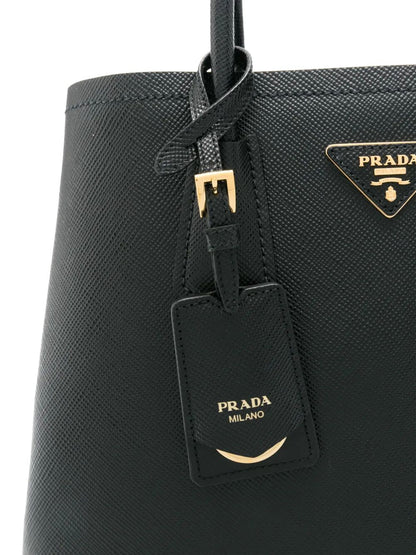 Prada Women Medium Prada Double Saffiano Leather Bag by Luosophy
