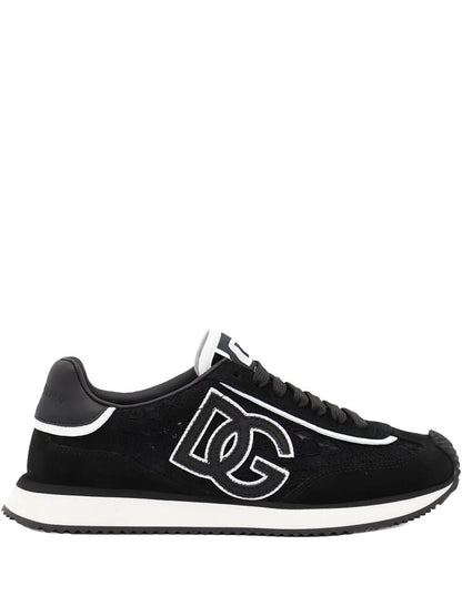Dolce &amp; Gabbana Women Dg Cushion Lace-Detailed Suede Sneakers by Luosophy