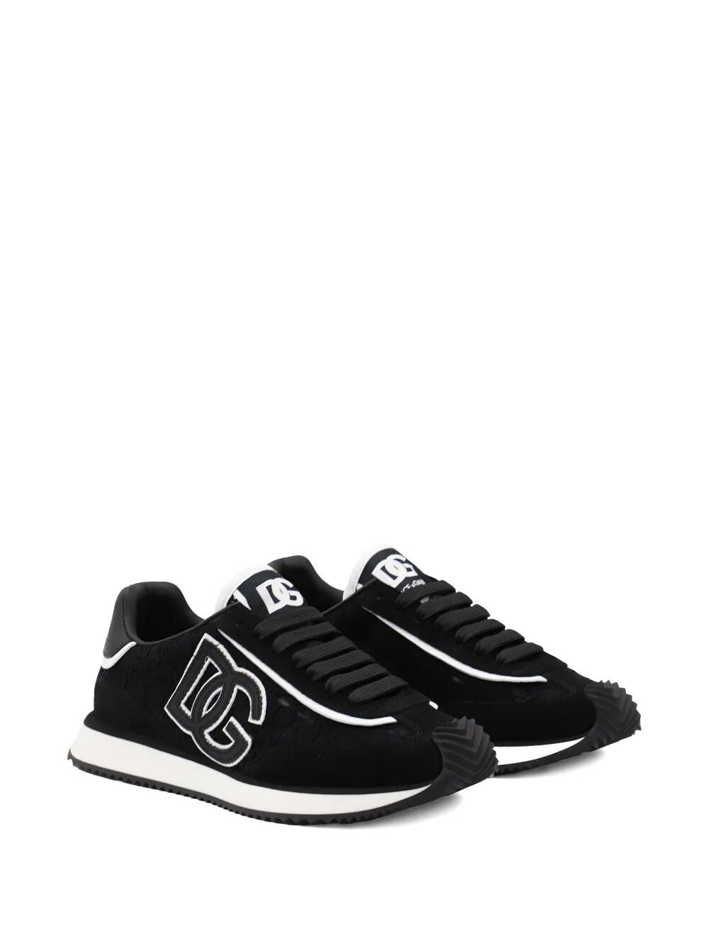 Dolce &amp; Gabbana Women Dg Cushion Lace-Detailed Suede Sneakers by Luosophy