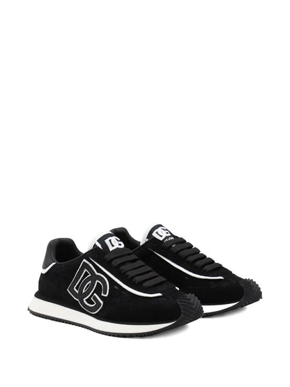 Dolce &amp; Gabbana Women Dg Cushion Lace-Detailed Suede Sneakers by Luosophy