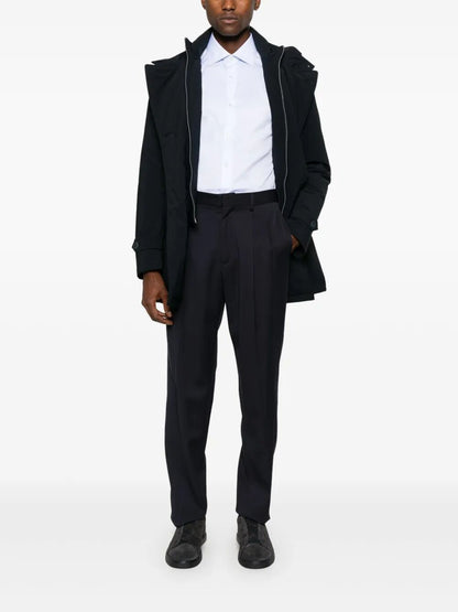 Herno Men Double-Breasted Nylon Down Jacket by Luosophy
