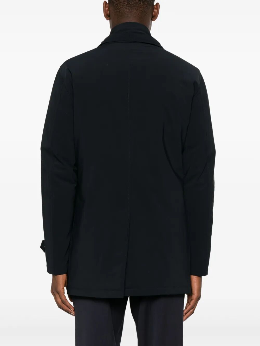 Herno Men Double-Breasted Nylon Down Jacket by Luosophy