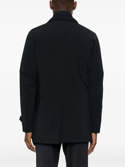 Herno Men Double-Breasted Nylon Down Jacket by Luosophy
