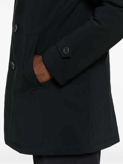 Herno Men Double-Breasted Nylon Down Jacket by Luosophy