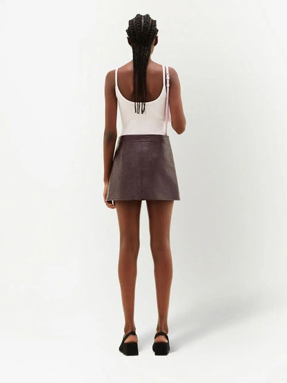 Courreges Women Minigonna Reedition Vinyl by Luosophy
