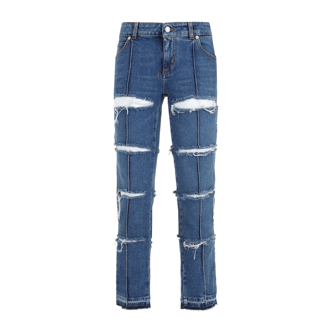 Alexander Mcqueen Denim Pants Women by Luosophy