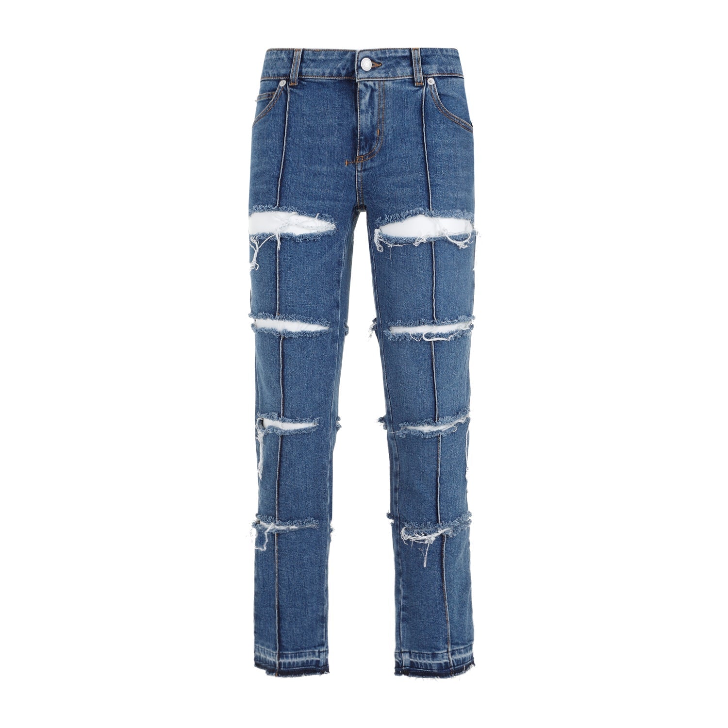 Alexander Mcqueen Denim Pants Women by Luosophy