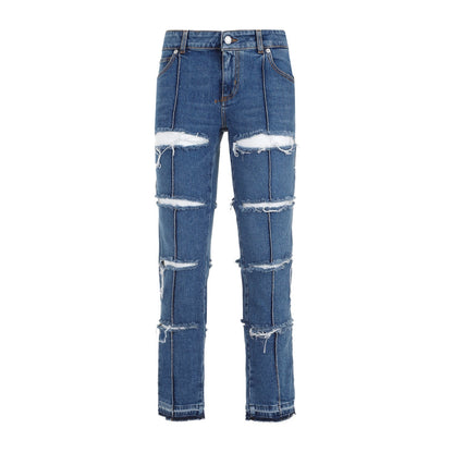 Alexander Mcqueen Denim Pants Women by Luosophy