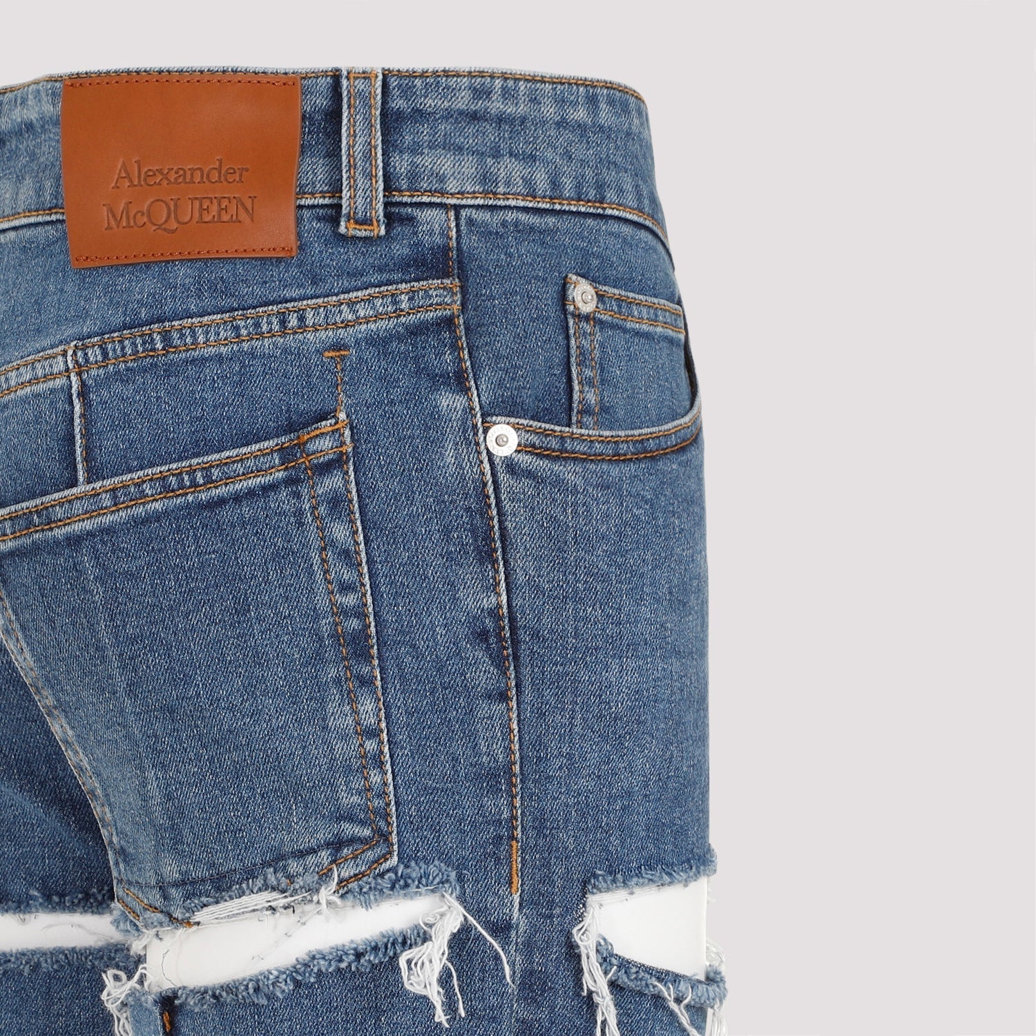 Alexander Mcqueen Denim Pants Women by Luosophy