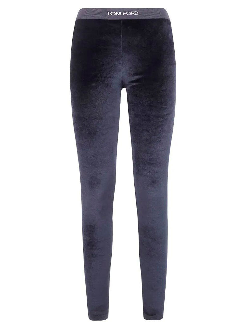 Tom Ford Women Stretch Lustrous Velour Signature Leggings by Luosophy