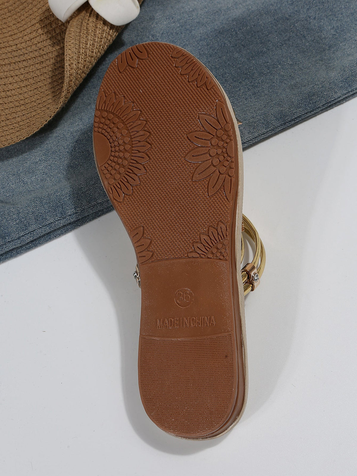 Women Sandals Open Toe Non Slip Sandals Outer Wear Mini Heart Shaped Flat Sandals Slides  DestGlow