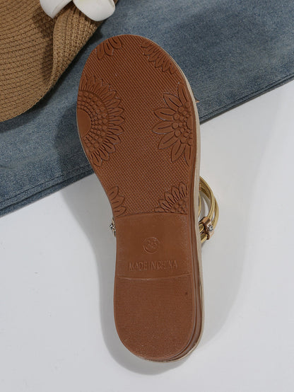 Women Sandals Open Toe Non Slip Sandals Outer Wear Mini Heart Shaped Flat Sandals Slides  DestGlow