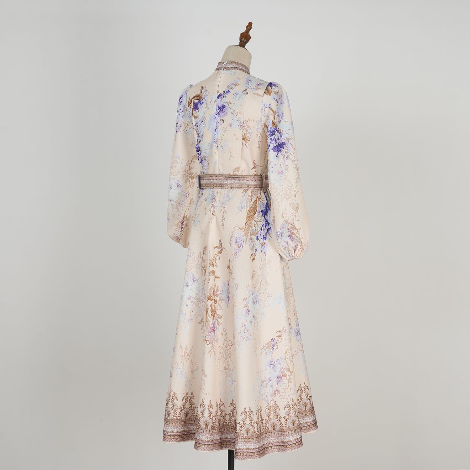 Women Spring And Autumn Printed Long Sleeve Elegant Dress by Ragazza