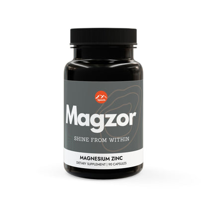 Magzor Magnesium Zinc Supplement (90 Capsules)
