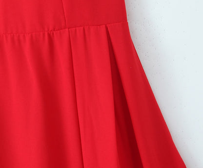 Women Clothing Low Cut V neck Sexy Elegant Maxi Dress by Ragazza